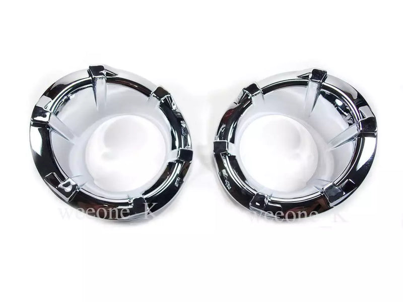 Isuzu D-Max Chrome Fog Light Covers (2007-2011)