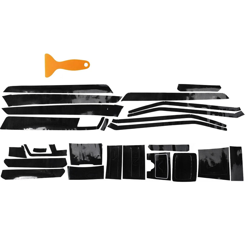E-Class For-Class E W212 Carbon Fiber 5D Pattern Trim Decal (2010–2016)