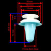 Toyota 100x Door Panel Retainer Clips (Various Years)