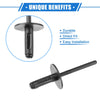 BMW X1 (2013-2023) Plastic Black 10 x Fender Liner Rivet