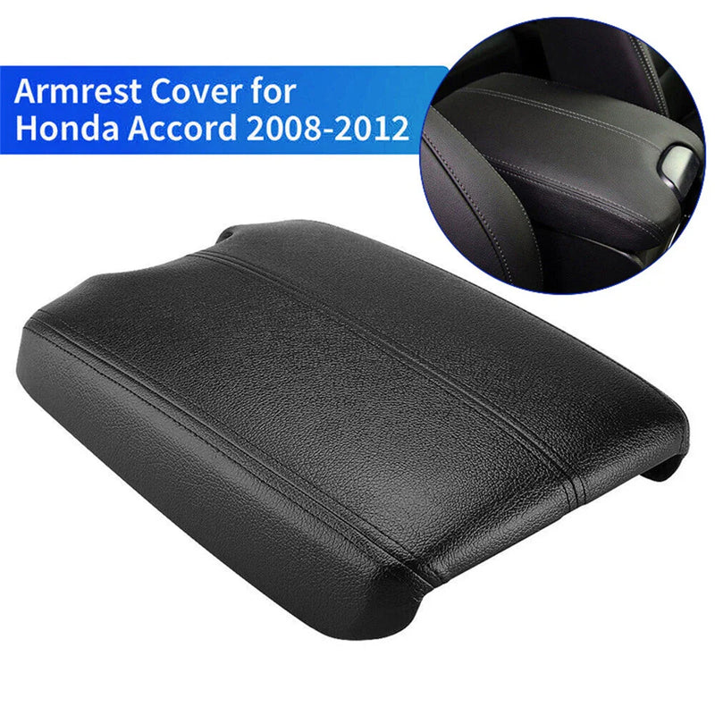 Honda Accord Black Leather Console Armrest Cover (2008-2012)