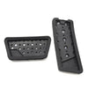 Jeep Wrangler Stainless Steel Gas Brake Pedal Covers (2007-2017)