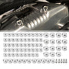 Harley Touring Road King Street Glide 75X Chrome Engine Bolt Caps (07-16)