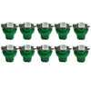 Car 10 x 12V T5 B8.5D 5050 SMD LED Dashboard Light Bulbs