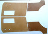 Volkswagen Karmann Ghia Door Trim Panel, Side Trim Panels (1955–1962)