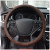 Auto Accessory 15" Universal PU Leather Car Steering Wheel Cover