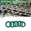 Oil Seal Rotary Shaft Seal 25x35x7mm High Pressure Green 5 Pcs