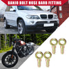 Car Motorcycle Metal 4 x Banjo Bolt Hose Barb Fitting 16mm ID 12mm OD