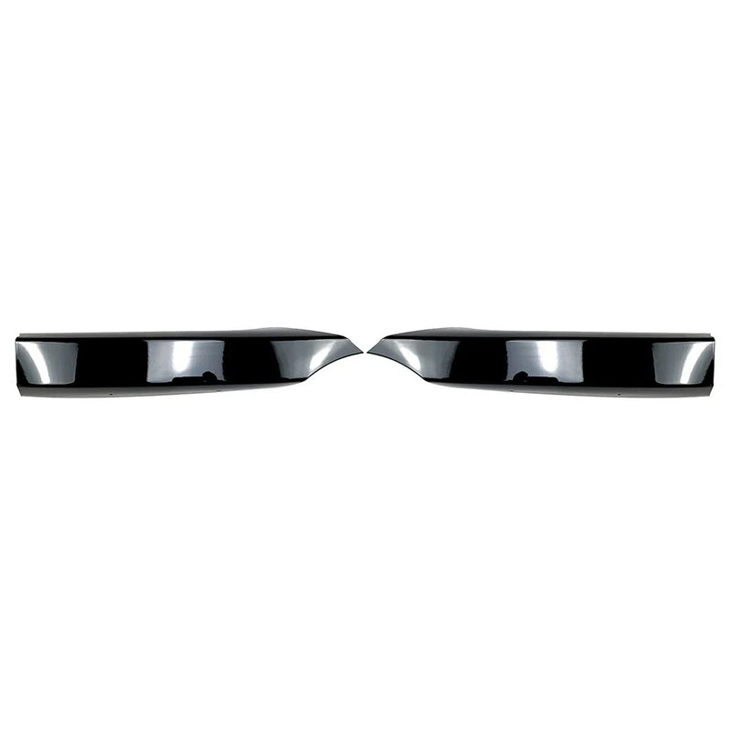 BMW 1 Series E82 E88 Gloss Black Front Bumper Side Spoiler Lip (08-13)