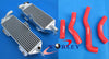 Kawasaki KX250 Aluminum Radiator & Red Silicone Hose (1988-1989)