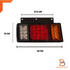 ISUZU ELF NPR NHR NLR TRUCK PAIR LED TAIL LIGHTS ROCK GUARD