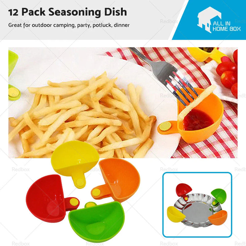 Dish & Chip 1 Plastic Dip Clip Bowl Plate Holders