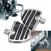 Suzuki Boulevard M50, M90 & Honda Gold Wing GL1800 Chrome Wing Style Foot Pegs (2006-2023)