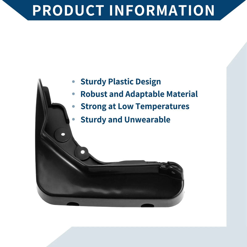 Mercedes-Benz E Class Mud Flaps Splash Guards 1 Set (2014-2015)