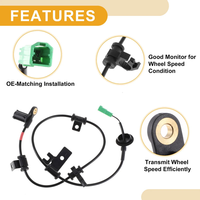 Ford Escape Rear Left ABS Wheel Speed Sensor (2013-2019)