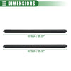 Ford F-250 Rear Left Right Door Window Belt Weatherstrip (1999-2016)