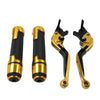BMW C650GT C600 SPORT Gold Brake Clutch Levers & Handlebar Grips Set (2011-2016)