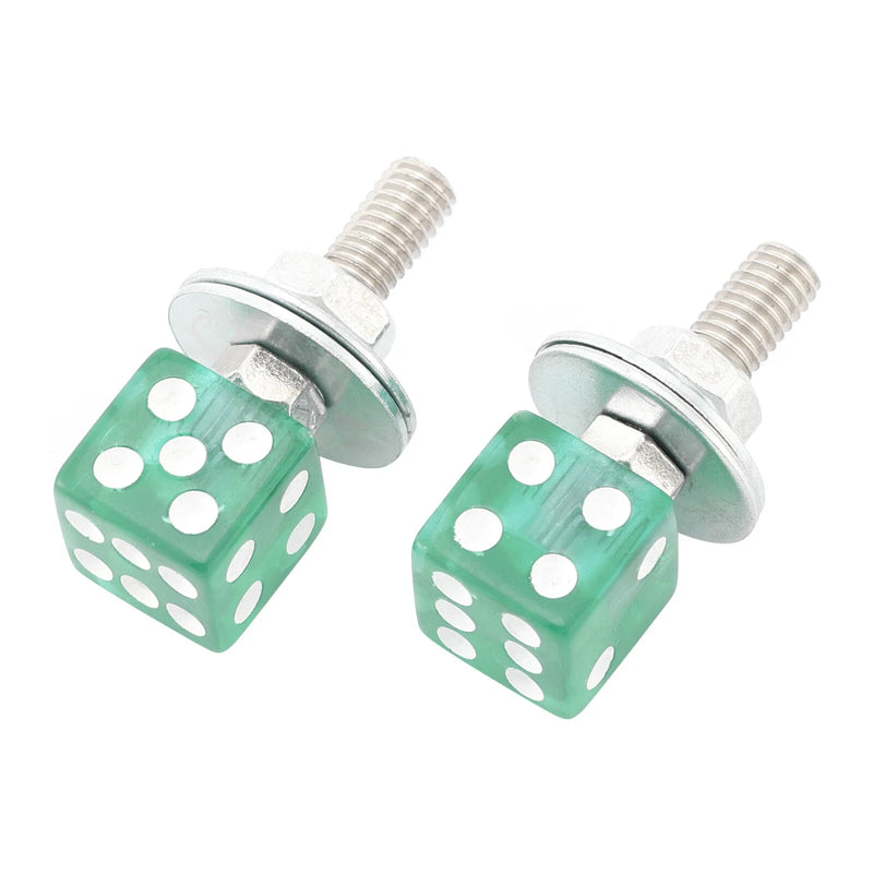 Custom Motorcycle Chopper License Plate Bolts