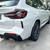 BMW X3 G01 LCI M Sport Rear Bumper Side Corner Covers (2022 - )