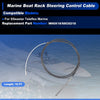 Boat Cable / 18 ft / M66X18 Marine Boat Rack Steering Control Cable Black