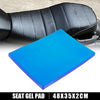 Motorcycle Seat Gel Pad Shock Absorption Mat Soft Cushion 48x35x2cm