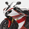 Motorcycle Yellow White LED Flush Mount Turn Signals (12V)