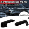 Chevy Silverado / GMC Sierra 1500 Glossy Black Top Half Mirror Covers (2019-2024)