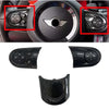 Mini R55-61 Carbon Look Steering Wheel Multifunction Cruise Button Panel