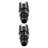Car Black 6AN Male to 3/8" Quick Disconnect EFI Fuel Rail Adapter
