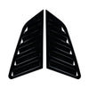 Audi A3 S3 (2021-2024) Gloss Black Rear Side Window Louver Covers