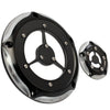 Harley Road King Electra Glide Softail Chrome & Black Timing Cover