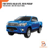 Toyota Hilux Revo Ute (2015-2020) Black Cover Chrome Fog Lamp Spot Light