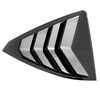 Lexus ES Gloss Black Rear Window Vent Shutter Louver Cover Trim (2019–2023)