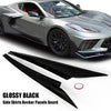 Corvette C8 Z51 Rocker Panels 2020-2023 Gloss Black Side Skirts 2 x