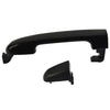 Car Outside Door Handle 1pc Black Plastic