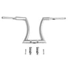 Harley Softail 16" Chrome Rise 2" Hanger Handlebar with Risers