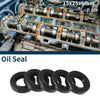 Make Model Oil Seal 15x25x6mm Black 5Pcs