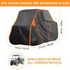 Kawasaki MULE SX Black 210D PU Waterproof UTV Cover Side by Side