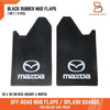 Mazda 4WD 4X4 Off-Road Splash Guards Black Rubber Mud Flaps