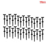 Car Daily Fixing 180Pcs Zip Tie Cable Buckle Fasteners