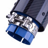 Car - 3.5" OD 2.5" Inlet Exhaust Tip Muffler Pipe