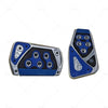 Car Accessories Blue Non-Slip Gas Brake Foot Pedal Pad Covers
