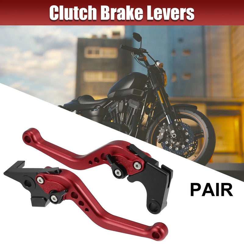 Yamaha FZ6 Fazer 1 Pair CNC Red Brake Clutch Levers (2004–2010)