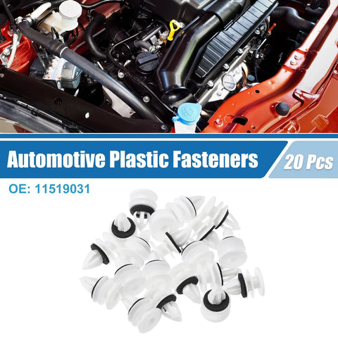 Chevrolet Plastic White 20 x Door Panel Clips