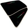 Ferrari SF90 Stradale (2019-2024) Beige Trim AutoWin Black Floor Mats