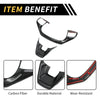 Ford Maverick Carbon Fiber Pattern Steering Wheel Cover Trim (2022-2024)