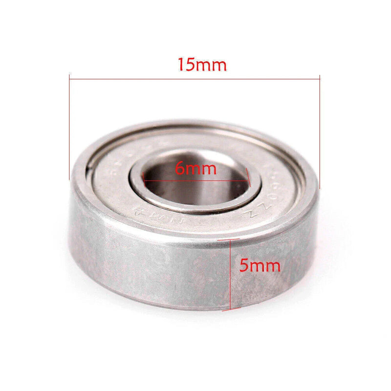 Rotary Motor 696ZZ 10 x 6X15X5mm Deep Groove Mini Ball Bearings
