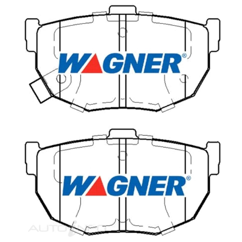 Nissan Pintara U12 4cyl KA24E 2.4L 1989~1992 Wagner Rear Disc Brake Pads Set