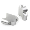 BMW F800R Silver HandleBar Bar Risers Mount Clamp Adapter (2015-2017)