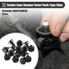 Honda 15 Pcs Fender Liner Bumper Cover Clips